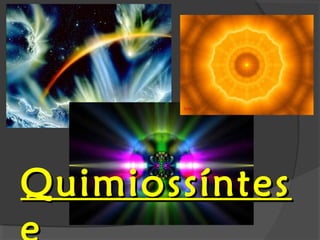 Quimiossíntes
 