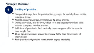 Labile Balance Examples METABOLISM OF PROTIENS AND AMINO ACIDS-1.pptx