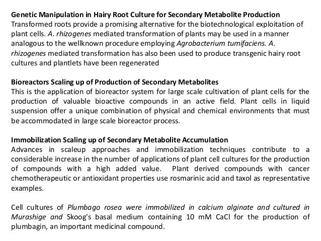 Metabolites From Plant Cell Culture