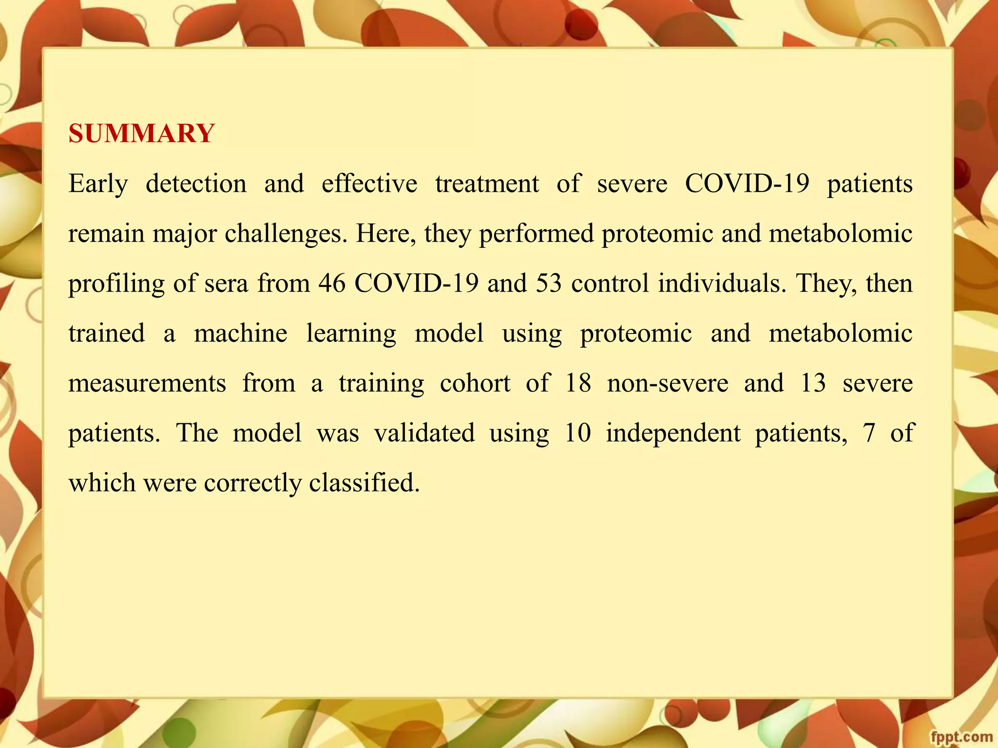 Metabolomics- concepts and applications