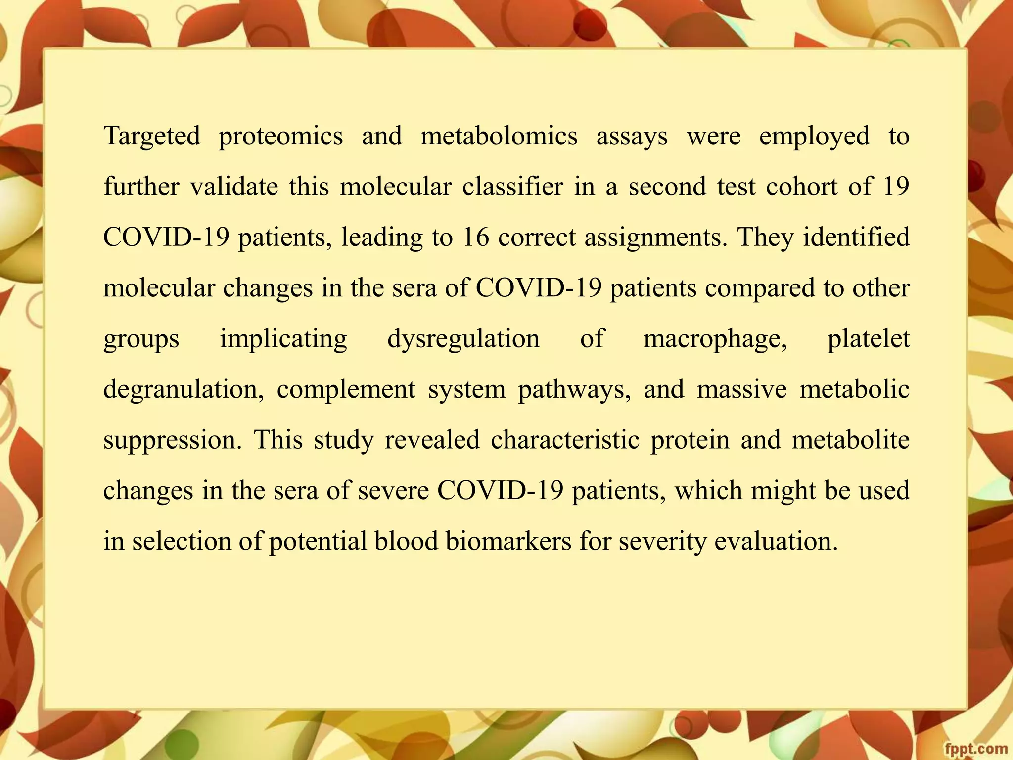 Metabolomics- concepts and applications