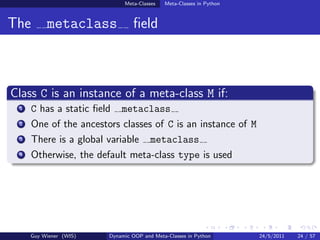 Meta-Classes in Python | PDF