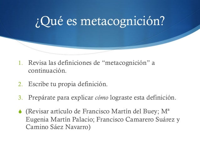 Metacognición y 16 hábitos de la mente. Por Tracey