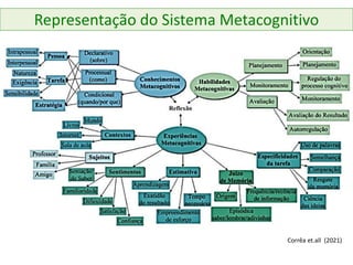Corrêa et.all (2021)
Representação do Sistema Metacognitivo
 