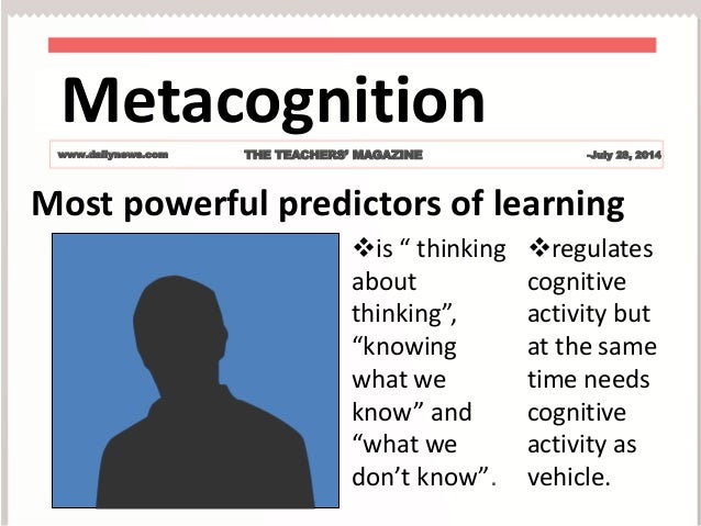 metacognitive skills