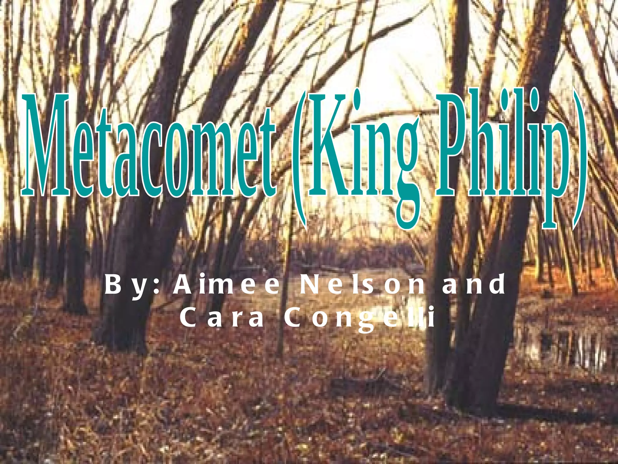 B y : A im e e N e ls o n a n d
      C a r a C o n g e lli
 