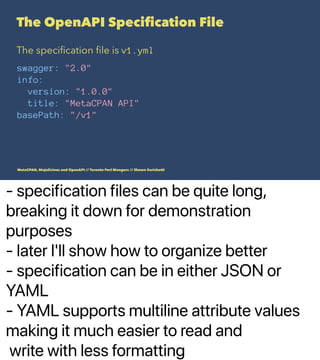 MetaCPAN, Mojolicious and OpenAPI | PDF