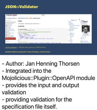 MetaCPAN, Mojolicious and OpenAPI | PDF