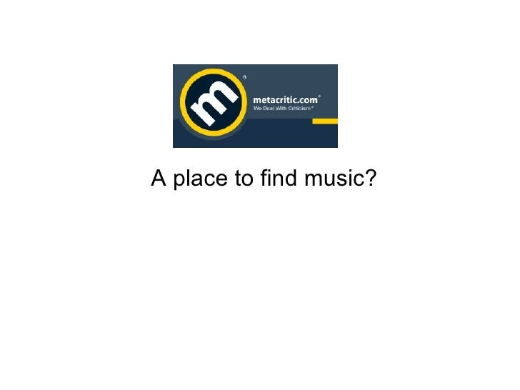 Metacritic Music