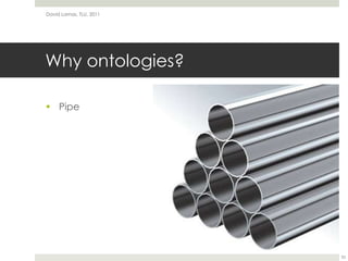Why ontologies?David Lamas, TLU, 201133Pipe