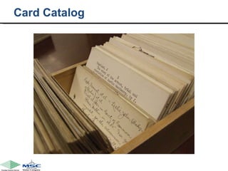 Card Catalog 