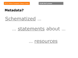Metadata practice and direction: a community perspective | PPT