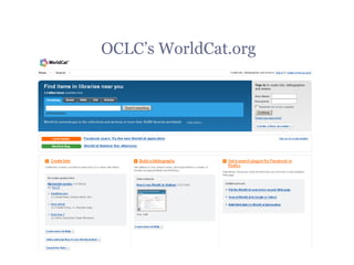 OCLC’s WorldCat.org 