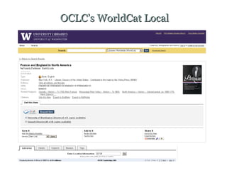 OCLC’s WorldCat Local 