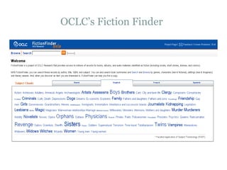 OCLC’s Fiction Finder 