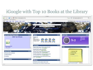 iGoogle with Top 10 Books at the Library 