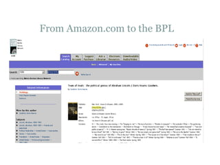 From Amazon.com to the BPL 