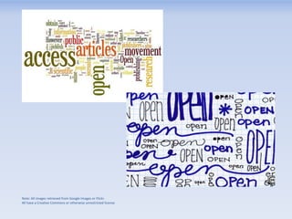 Note: All images retrieved from Google Images or Flickr.
All have a Creative Commons or otherwise unrestricted license

 