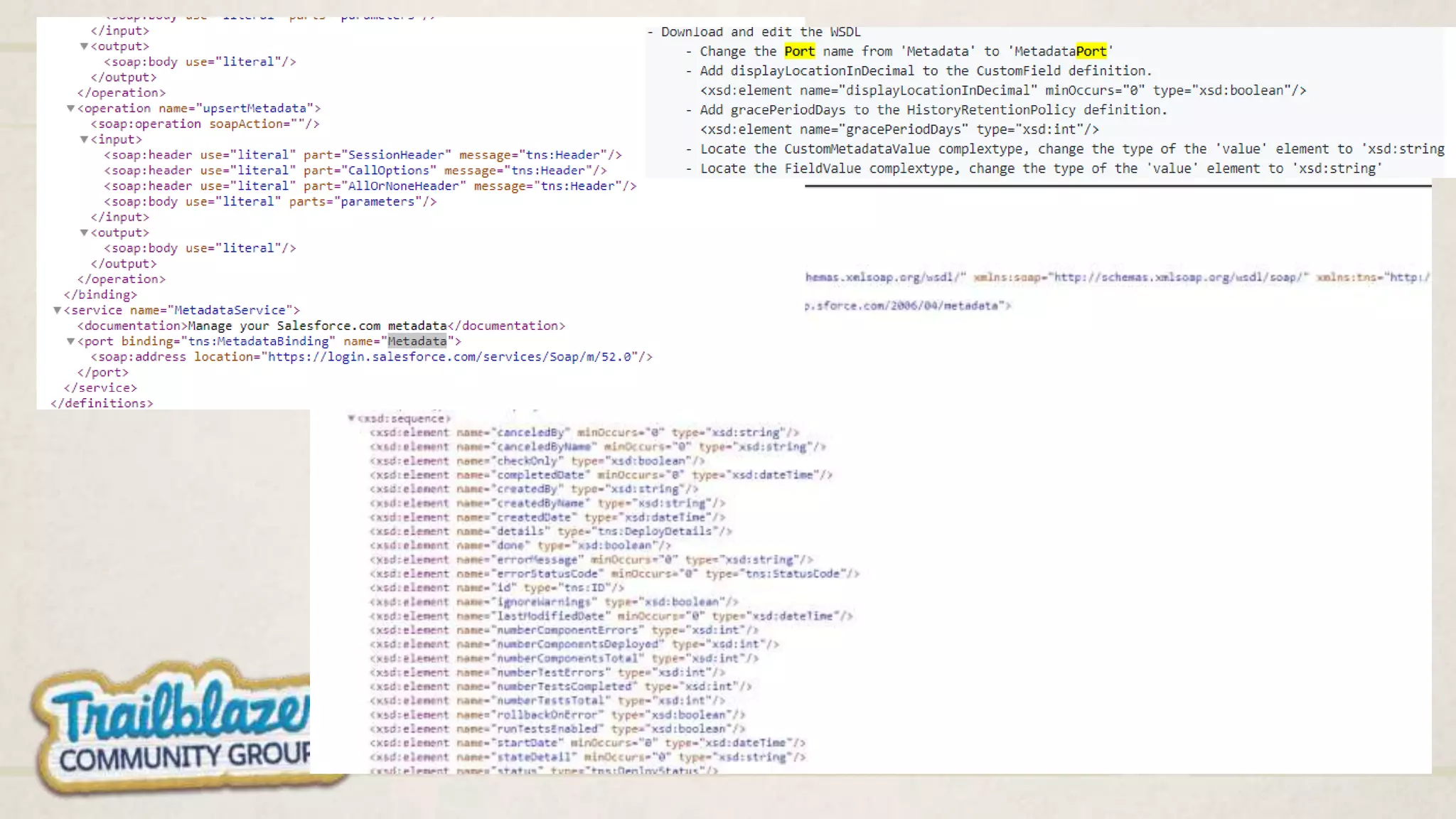 WSDL to Apex Class
¿Qué WSDL preciso? Medata WSDL
¿Dónde lo obtengo? Setup -> API
 
