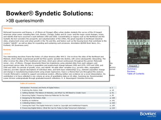 ProQuest Syndetic SolutionsTM
19
 