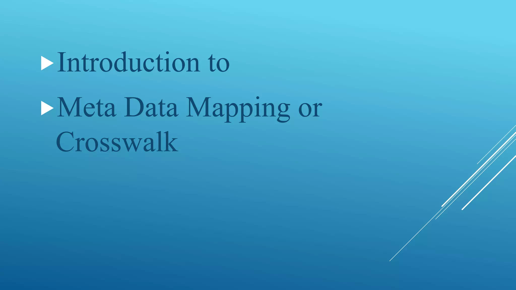 Metadata mapping | PPTX