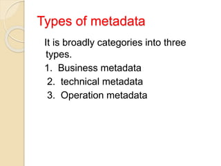 Metadata ppt | PPTX