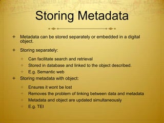 Metadata and Tagging | PPTX