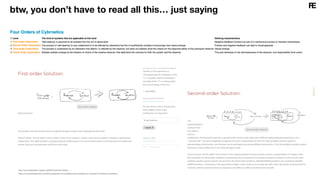 http://www.attainable-utopias.org/tiki/CyberneticOrders
https://www.spiritalchemy.com/654/cybernetics-of-problems-and-solutions-an-exercise-in-thinking-complexly/
btw, you don’t have to read all this… just saying
 