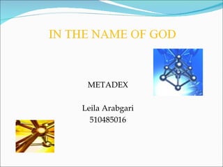 METADEX Leila Arabgari 510485016 