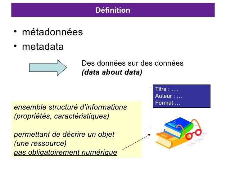 Metadonnees Introduction
