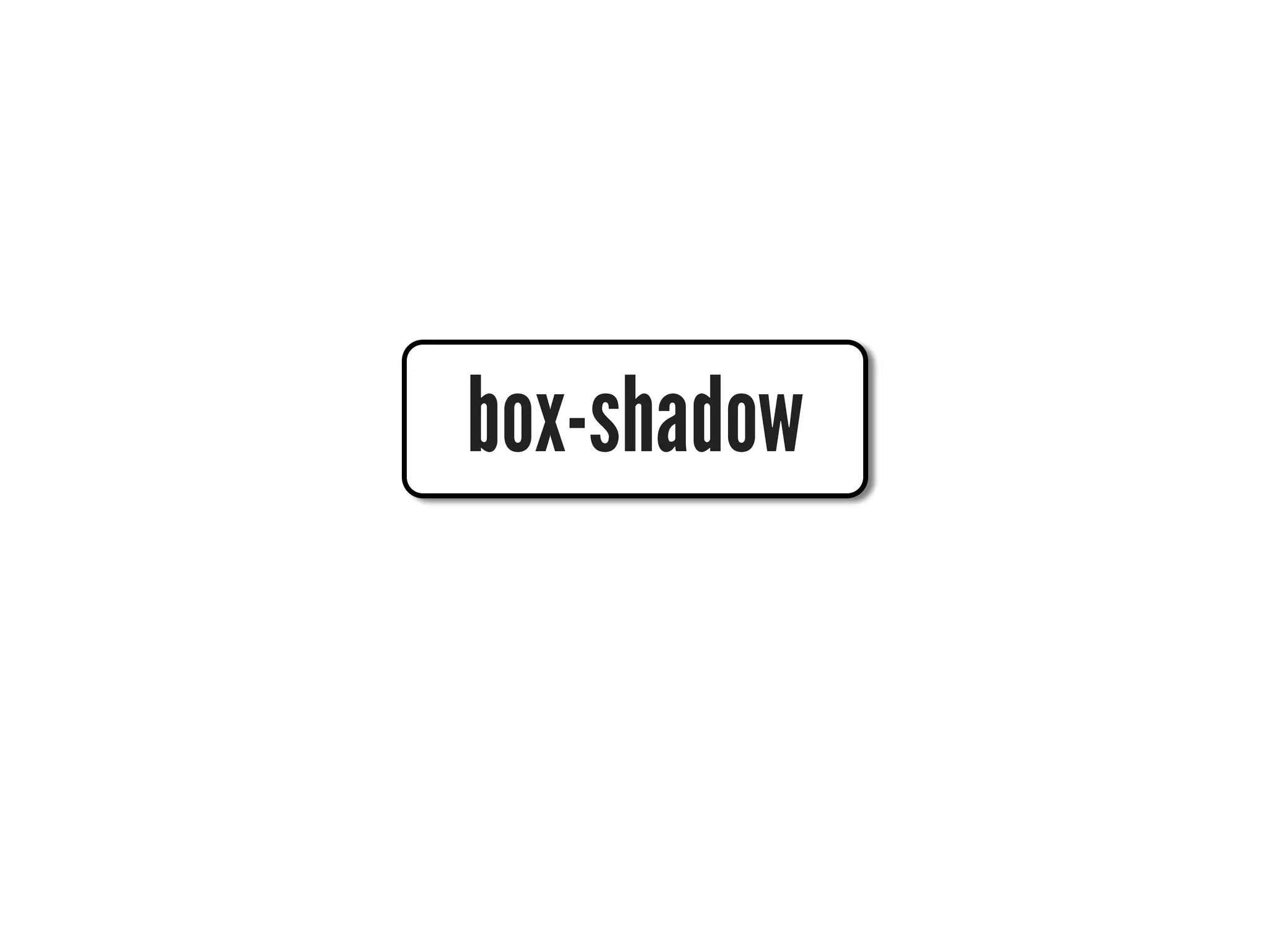 box-shadow
 