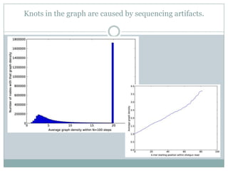 Knots in the graph are caused by sequencing artifacts.