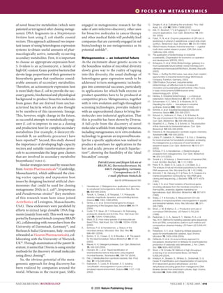 Metagenomics and Industrial Application