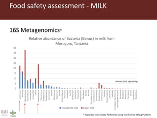 Metagenomics in food safety: What's the added value? Case studies from the livestock sector in Tanzania and Uganda