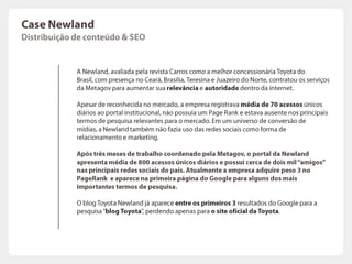 Estratégia Metagov 365Geramosconteúdopositivo 365 diasporano. A açãoresultase emmaisacessoàsinformações, aumenta a relevância e geravalor para a suamarca.Seu Portal