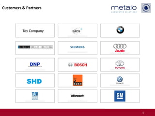 Customers & Partners




          Toy Company




                        5
 