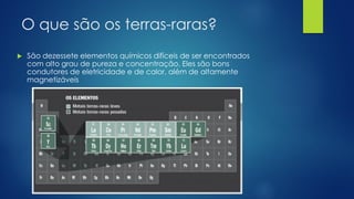 Metais terras raras t rfinal | PDF