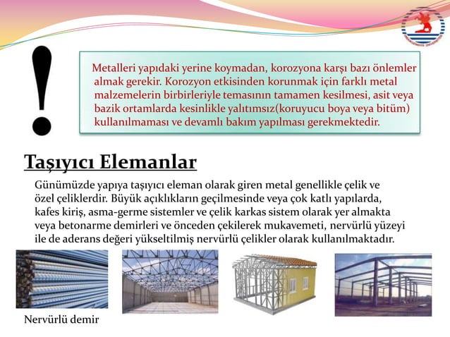 Metal yapı malzemeleri | PPT