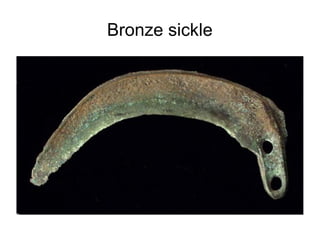 Bronze sickle
 