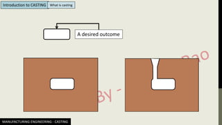 MANUFACTURING ENGINEERING - CASTING
Introduction to CASTING
A desired outcome
What is casting
 