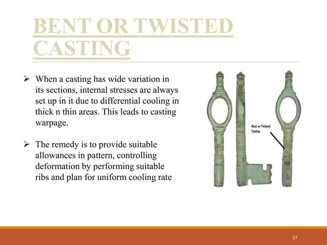 Metal casting defects 1 | PPTX