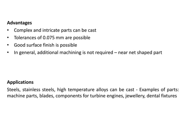 Metal casting ppt2 | PPTX
