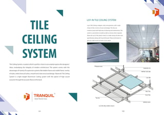 Catalog Ceiling Panel Example Modern Industrial Ceiling Design with Maximum Functionality | PDF
