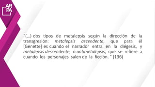 Metalepsis Examples Metalepsis narrativa | PPTX