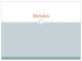 Metales 