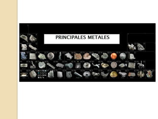 Principales tipos de minerales