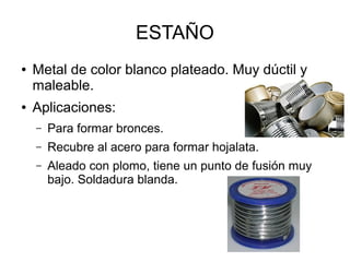 Metales | ODP