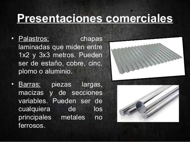 Metales no ferrosos