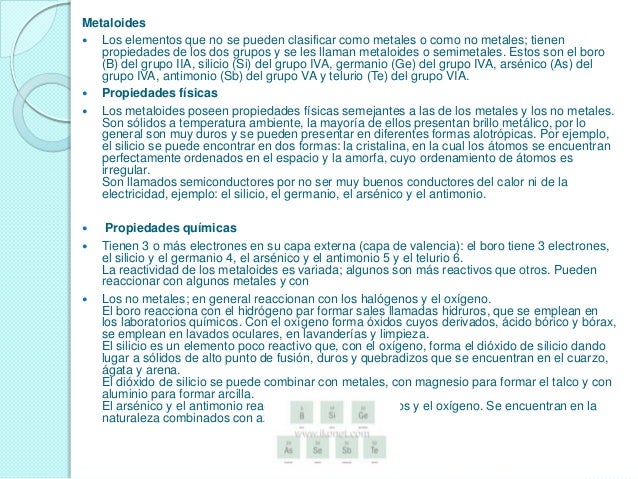 5 metaloides los elementos que no se pueden clasificar como metales - Tabla Periodica De Los Elementos Quimicos Metales No Metales Y Gases 5 metaloides los elementos que no se pueden clasificar como metales - Tabla Periodica De Los Elementos Quimicos Metales No Metales Y Gases