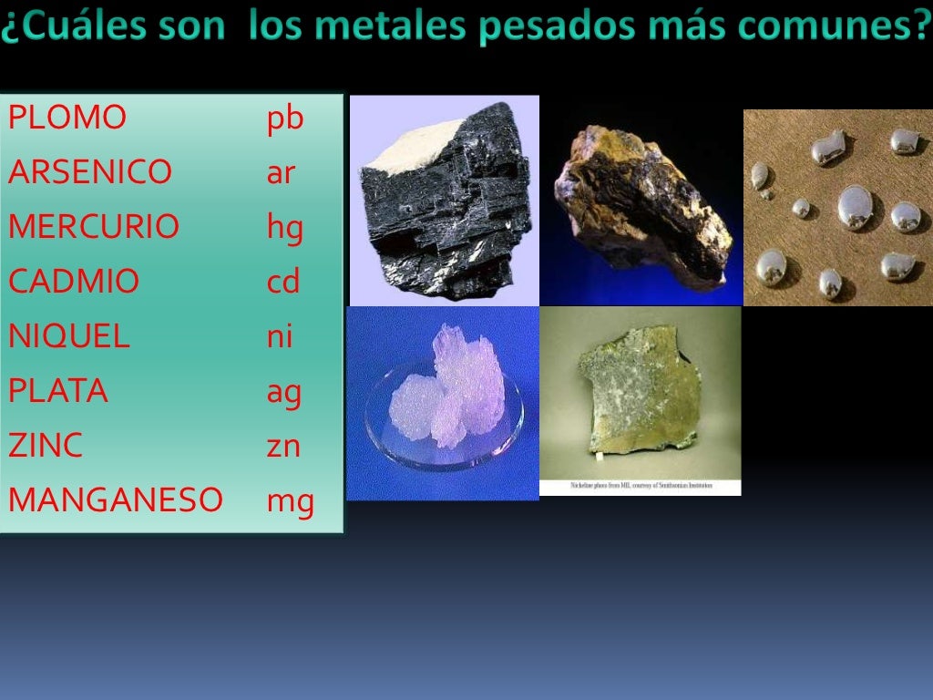 Metales pesados